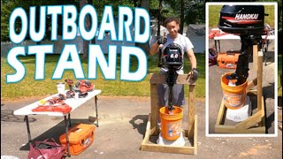 Outboard Motor Stand Build [upl. by Aynotahs]