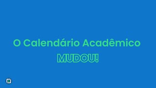 Tutorial Calendário acadêmico [upl. by Cilka941]