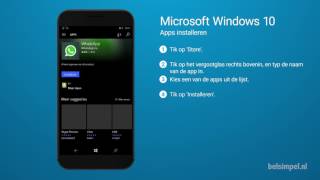 Tips amp Tricks  Microsoft smartphone Apps installeren Windows 10 [upl. by Leor]