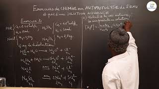 Exercices  Terminale S PC Chimie  lAutoprotolyse de leau et PH dune solution aqueuse Suite 1 [upl. by Ahsiea]