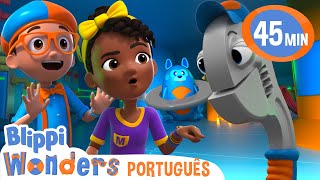 Blippi Móvel  Blippi Brasil  Desenhos Animados Educativos [upl. by Nemrac874]