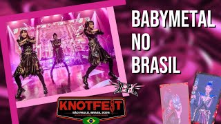 Vlog Knotfest Brasil 2024  show do BABYMETAL subEnglish [upl. by Pelligrini]