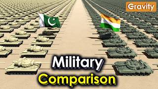 India Vs Pakistan Military Power 2024 [upl. by Annahgiel]