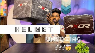 Axor helmet unboxing  my first video viral helmet motovlog axorhelmets [upl. by Waite]