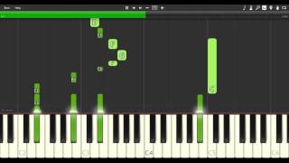 bleachskychordotonaninarukimie  Synthesia Piano cover [upl. by Ecinnahs]