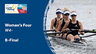 2023 World Rowing Championships  Womens Four BFinal  Olympic Qualification [upl. by Alegnaoj]