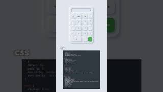 Neumorphic Calculator using HTML CSS and JavaScript html css javascript coding webdesign [upl. by Elok969]