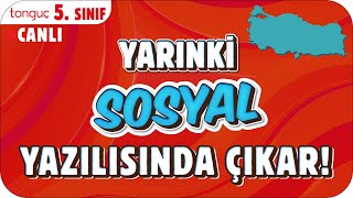 YARINKİ SOSYAL SINAVINDA ÇIKAR ✍🏻 5 SINIF 2025 [upl. by Formica837]