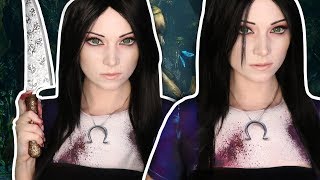 MY CLOTHES ARE MAKEUP  Alice Madness Returns Makeup Tutorial [upl. by Anceline]