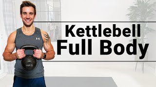 30 Mins Kettlebell Full Body  Build Muscle  One Kettlebell Only [upl. by Punak]