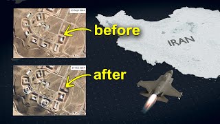 How Israel Strikes Iran Military Targets Before amp After Google Maps israel iran [upl. by Mcnamee384]