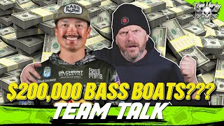 TEAM TALK 200000 BASS BOAT IS HERE REACTION [upl. by Oiralednac]