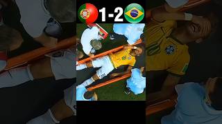 The Day Brazil Fans Will Never Forget  Portugal vs Brazil World Cup shorts football [upl. by Rosenstein]