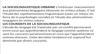 La sociolinguistique  Etudes françaises [upl. by Ilenay]