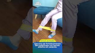 Ejercicios para Personas con Artrosis de Rodilla en CASA 🤓 Fortalecimiento Músculos artrosis ✅ [upl. by Perrine]