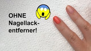 LiveTest Nagellack OHNE Nagellackentferner entfernen  seni Nageldesign [upl. by Amsirak]