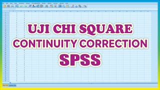 Uji Chi Square Tabel 2x2 dengan SPSS  Continuity Correction Part 3 [upl. by Kirsteni95]