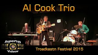 Al Cook Trio live in concertTroadkastn Festival 2015 [upl. by Aikahs9]