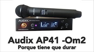 Microfono Inalambrico Audix PA41 con OM2  Oferta de la semana [upl. by Hatti]