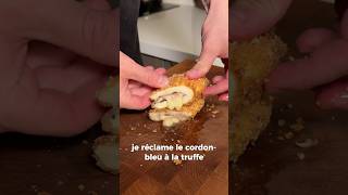 RECETTES DE CHEF POUR LES FÊTES ÉPISODE 9  CORDON BLEU À LA TRUFFE 🤩🎉Part 1 recette cuisine [upl. by Otxilac692]