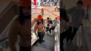 Workman Escalator Prank [upl. by Attiuqihc]