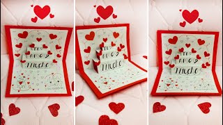 Como hacer Tarjeta 3D para Mamá TARJETAS PARA MI NOVIOTARJETA 3D PARA EL 14 DE FEBRERO❤ [upl. by Hedi]