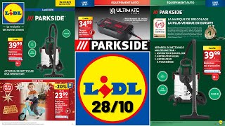 catalogue LIDL Parkside du 28 octobre 2024 ✅ Arrivage bricolage auto moto 🛠 Jouets de Noël 🎄 [upl. by Bradway]