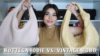 BOTTEGA VENETA JODIE VS VINTAGE INTRECCIATO HOBO  Comparison Review w Modshots [upl. by Aihtenak340]