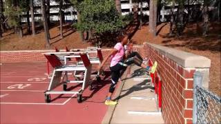 Hurdle Training  Lead and Trail Legs  Band exercises [upl. by Ysirhc370]