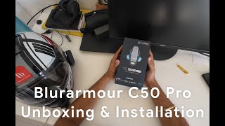 Bluarmour C50 Pro  Unboxing and Installation  Best intercom for riders  Made in India [upl. by Joelynn]