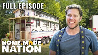 Family of 4 Squeezes into 207 Sq Ft Mobile Cottage S1 E8  Tiny House Nation  Full Episode [upl. by Yelsew180]