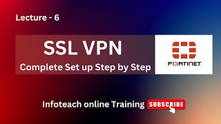 How to Setup SSLVPN to Remotely Connect to a FortiGate firewall Step by Step Guide [upl. by Nappie]