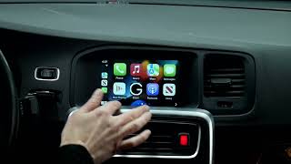 CarPlay Android Auto with VLine Navigation Infotainment System in Volvo S60 S80 2015 2016 2017 2018 [upl. by Liakim]