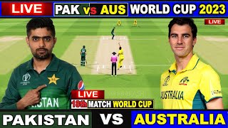 Live PAK Vs AUS ICC World Cup 2023  Live Match Centre  Pakistan Vs Australia  2nd Innings [upl. by Assirhc]