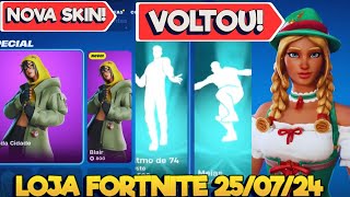 NOVA SKIN LOJA E MINHA HEIDI  FORTNITE 250724  LOJA DE ITENS HOJE  LOJA FORTNITE HOJE [upl. by Odawa]