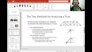 ENGR 213 Lecture 32 Truss Analysis Using the Method of Joints 20241104 PRERECORDED [upl. by Ahsaela593]