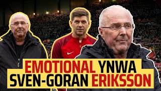 Emotional scenes as Anfield rises amp sings YNWA for SvenGoran Eriksson [upl. by Abbi]