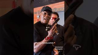 Samuel L Jackson action training at TaranTactical amp TetianaGaidar What samueljackson movie [upl. by Enomsed]