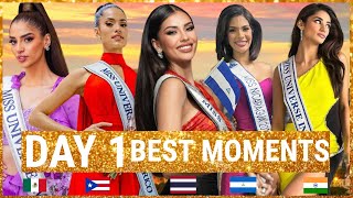 Miss universe 2023 DAY 1 BEST MOMENTS [upl. by Stoneham]