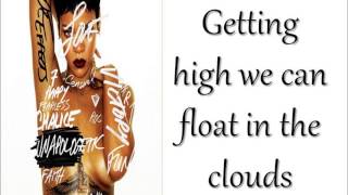 Rihanna Get it Over With OnScreen Lyrics [upl. by Pincus146]