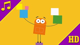 Squares SingAlong  StoryBots [upl. by Nosak]