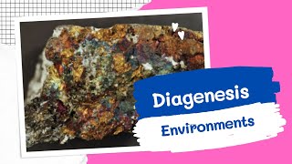 What are diagenesis environments [upl. by Brigida]