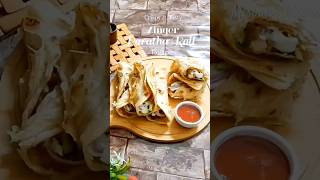 Zinger paratha roll recipe shorts shortvideo viral trending youtubeshorts recipe food [upl. by Annoet]