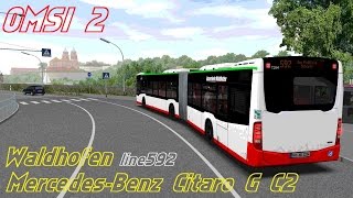 OMSI 2 Waldhofen Line 592 MercedesBenz Citaro G C2 Part 2 [upl. by Sclater]