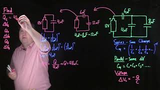 Sample Problem  Equivalent Capacitance [upl. by Megargee]