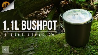 Four Dog Stoves  11L Aluminum Bushpot  Field Review [upl. by Nichols]