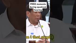 PRRD moments during Quadcom hearing formerpresidentrodyduterte formerpresident prrduterte prrd [upl. by Viguerie348]