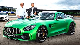 Mercedes AMG GTR REVIEW WORLD PREMIERE Lewis Hamilton Driving 2017 AMG GTR Engine Sound CARJAM TV [upl. by Mountfort]