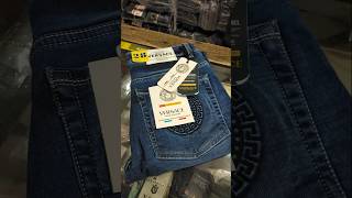 VERSACE BASIC DENIM JEANS WHATSAPP NUMBER 9137323563 denim versace shorts tranding jeansstyle [upl. by Jona]