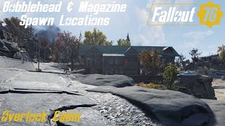 Fallout 76 Bobblehead amp Magazine Spawn Locations  Overlook Cabin [upl. by Hillman]